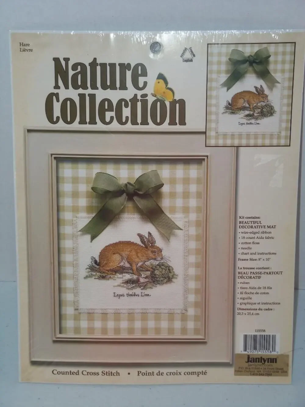 Leisure Arts Nature Collection Hare #115558 Counted Cross Stitch Rabbit -0716T16